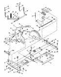 Rails Lift Arms Cam Lift Diagram and Parts List for E250815BE Euro Snapper Lawn Tractor