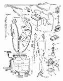 Electrical Systems (For 14 Hp Kohler) Diagram and Parts List for E250815BE Euro Snapper Lawn Tractor