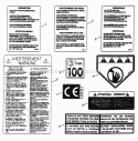 Part Location Diagram of 7022218 Snapper Decal, Brake Operation