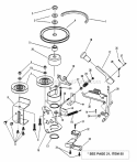 Belts Brakes Interlock Diagram and Parts List for E281318BE 84267 Snapper Lawn Tractor