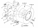 Wheels - Rear Diagram and Parts List for E250818BE 84265 Snapper Lawn Tractor