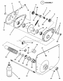 Chain Case LH Fender Diagram and Parts List for E250818BE 84265 Snapper Lawn Tractor