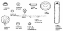 Hardware Bag 61792 Diagram and Parts List for E331416KVE  Snapper Lawn Tractor