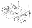 Blade Stop Pedals Diagram and Parts List for E250818BE 84265 Snapper Lawn Tractor