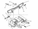 Blade Stop Pedals Diagram and Parts List for E331520KVE  Snapper Lawn Tractor
