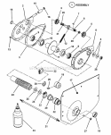 Chain Case LH Fender Diagram and Parts List for E331520KVE  Snapper Lawn Tractor