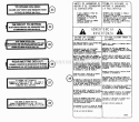 Decals (Part 4) Diagram and Parts List for E331520KVE  Snapper Lawn Tractor