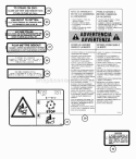 Decals (Part 4) Diagram and Parts List for E281222BE 84710 Snapper Lawn Tractor