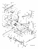 Deck Rails  Lift Group Diagram and Parts List for 2812524BVE 7800785 Snapper Lawn Tractor