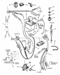 Electrical Group (For 135  145 Hp Briggs) Diagram and Parts List for E2814523BVE 7800790 Snapper Lawn Tractor