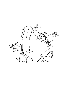 Implement lift Diagram and Parts List for WLT145H38GKV  Snapper Lawn Tractor