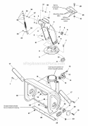 Auger Housing And Chute Group - 24 28  32 Diagram and Parts List for E10287 1694607 Snapper Snow Blower