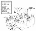 Engines Pulley Idler Diagram and Parts List for E9266  Snapper Snow Blower
