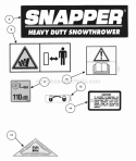 Part Location Diagram of 7016134 Snapper Decal, Caution Tag