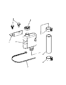 Hydro reservoir Diagram and Parts List for WLT145H38GKV  Snapper Lawn Tractor