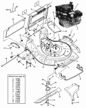 Part Location Diagram of 7043790YP Murray BRACKET REAR STIFFENER
