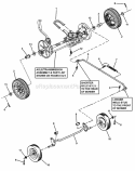 Part Location Diagram of 7041739 Snapper Weldment, Front Axle