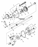 Transmission (Differential) Diagram and Parts List for CP21402R2 80903 Snapper Lawn Mower