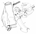 Accessory - Grass Bag Diagram and Parts List for CP21402R2 80903 Snapper Lawn Mower