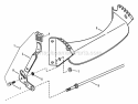 Front Wheel Bracket Diagram and Parts List for CP21559BV  Snapper Lawn Mower