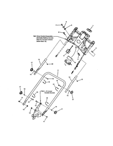 Handle And Controls (Electric Start) Diagram and Parts List for 7800708 SXPV2270E Snapper Lawn Mower
