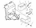 Part Location Diagram of 7073628YP Murray BRACKET BATTERY SUPPORT