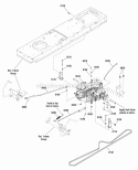 Transmission Group - Cvt Diagram and Parts List for ELT125380 2691084 Snapper Lawn Tractor
