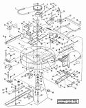 33 Cutting Deck Belts Brakes Diagram and Parts List for ELT140H33ABV 80562 Snapper Lawn Tractor