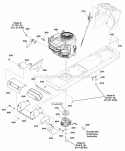 Engine Group - 175Hp Briggs  Stratton Diagram and Parts List for ELT175420 2691044 Snapper Lawn Tractor