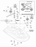 42 Mower Deck - Clutch Group Diagram and Parts List for ELT175420 2691044 Snapper Lawn Tractor