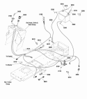 Electrical Group Diagram and Parts List for ELT175420 2691044 Snapper Lawn Tractor