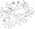 Frame  Front Axle Group Diagram and Parts List for ELT2040RD 2691070 Snapper Lawn Tractor