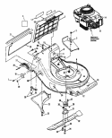 Part Location Diagram of 7072030YP Murray (C) COVER, BELT, STEE