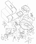Part Location Diagram of 700059 Snapper Bushing, Front Crossbar