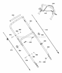 Part Location Diagram of 703750 Snapper Handle, Upper