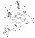 Part Location Diagram of 703614 Snapper Bracket Assembly, Left Hand