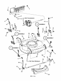 Wheel Brackets  Latches Diagram and Parts List for EP2187520BV 7800445 Snapper Lawn Mower