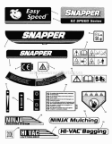 Part Location Diagram of 7101922YP Murray DECAL FRONT COVER S