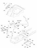 Lift Group Diagram and Parts List for ERPX17538RDF  Snapper Lawn Tractor