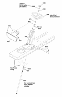 Part Location Diagram of 885839BMYP Murray BRACKET TANK