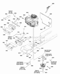 Engine Group - 175Hp 18Hp 22Hp  26Hp Diagram and Parts List for ERPX17538RDF  Snapper Lawn Tractor
