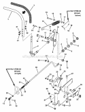 Control Group Lh Erzt (Series 0) Diagram and Parts List for ERZT185440BVE 7800072 Snapper Lawn Tractor
