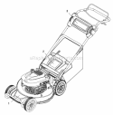 Decals Group Diagram and Parts List for ESPS19875EXAL 881638 Snapper Lawn Mower