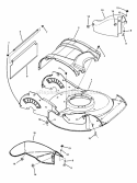 Guards And Covers Diagram and Parts List for ESPV211 7800127 Snapper Lawn Mower