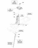 Steering Group Diagram and Parts List for ESPX2046  Snapper Lawn Tractor