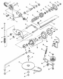 Drive System Components Diagram and Parts List for EXP21551VE  Snapper Lawn Mower