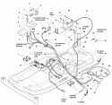 Electrical Group Diagram and Parts List for EZT18542150ZBVE  Snapper Lawn Tractor