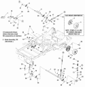 Brake Group Diagram and Parts List for EZT2050 5900735 Snapper Lawn Tractor
