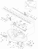 50 Mower Deck - Roller Group (SN 2013371638  Below) Diagram and Parts List for EZT2050 5900735 Snapper Lawn Tractor