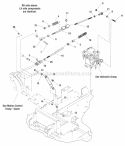 Control Group Lower Diagram and Parts List for EZT2050 5900735 Snapper Lawn Tractor